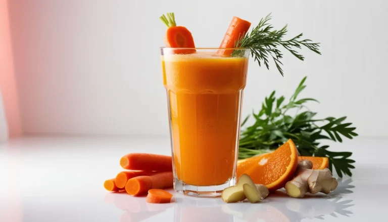 Suco de Laranja com Cenoura e Gengibre