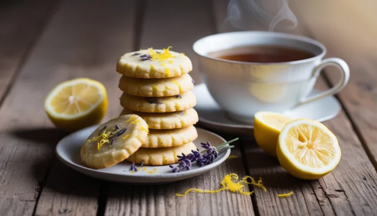 Biscoitos de Lavanda e Limão