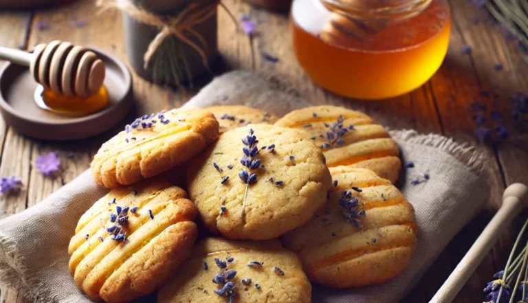 Biscoitos de Lavanda com Mel