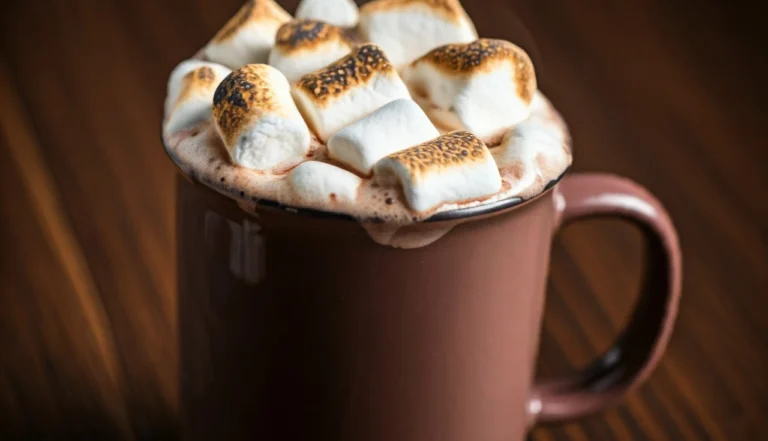 Chocolate Quente com Marshmallows