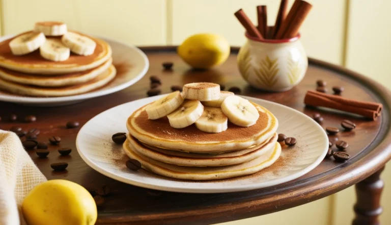 Panquecas com Banana e Canela