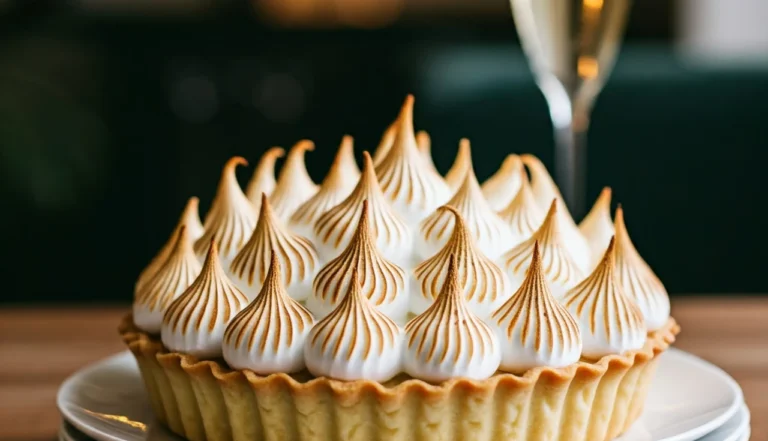 Torta de Limão com Merengue Tostado