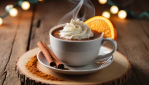 Chocolate Quente com Especiarias e Laranja