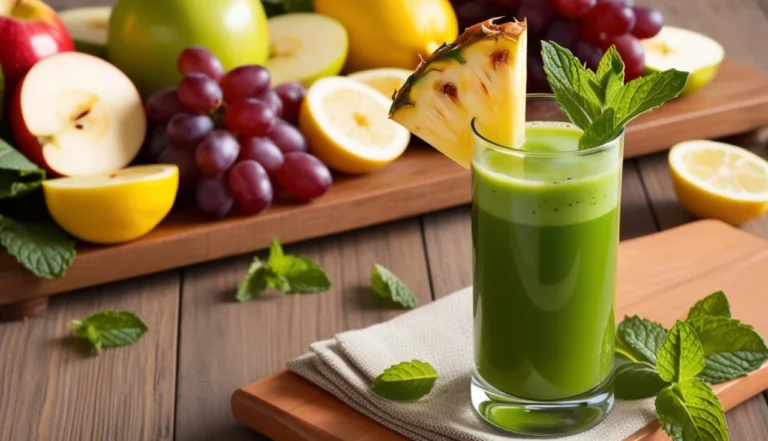 Suco Verde com Abacaxi: Refrescante e Nutritivo