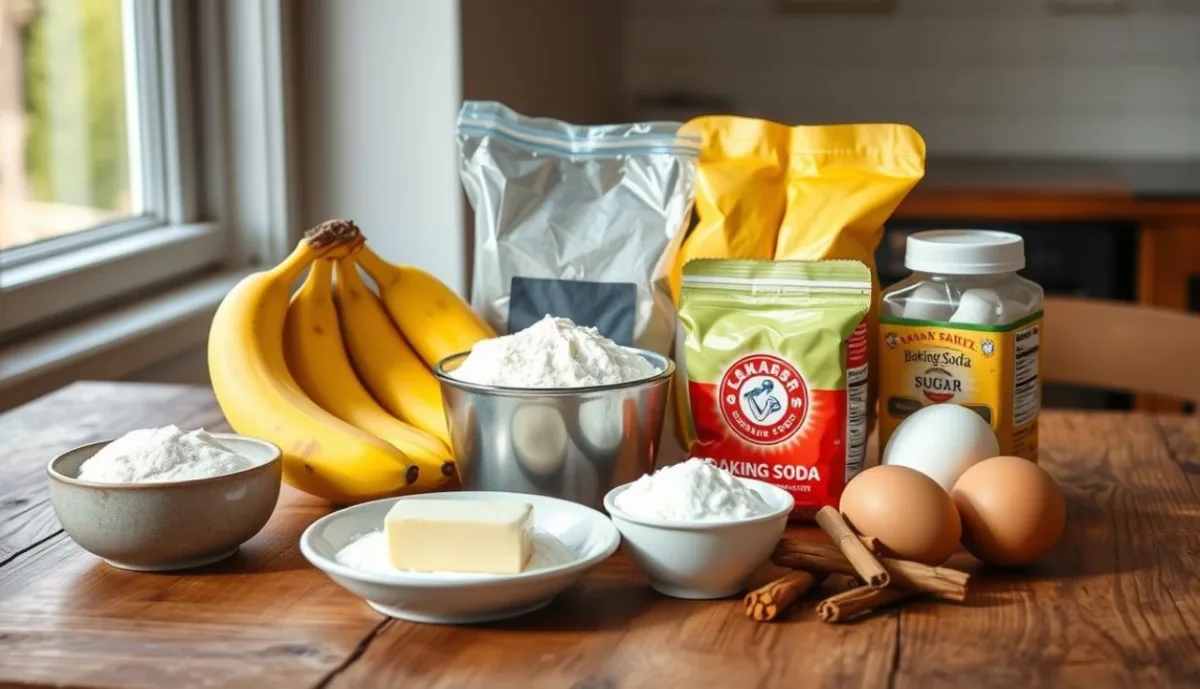 banana bread ingredients