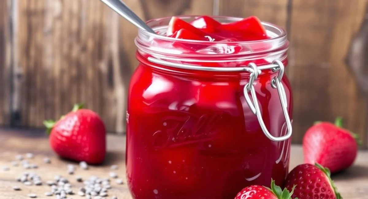 Geleia de Morango com Chia