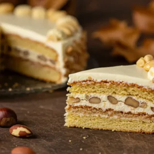 Bolo de Chocolate Branco com Castanha Pará Low-Carb