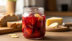 Compota de Morango com Gengibre Fresco: Doce Natural e Aromático 