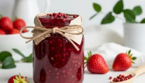 Compota de Morango com Pimenta-Rosa: Receita Gourmet Fácil e Irresistível