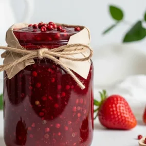Compota de Morango com Pimenta-Rosa