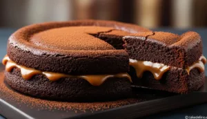 Bolo de Chocolate Sem Farinha com Recheio Cremoso de Doce de Leite: Irresistível e Fácil!