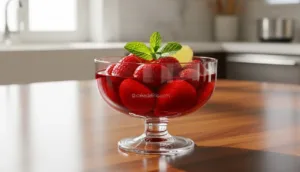 Compota de Morango com Gengibre Low-Carb (Sem Açúcar, Funcional e Aromática)