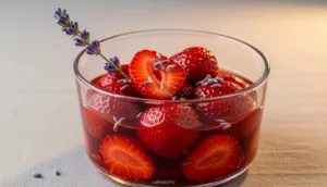 Compota de Morango com Lavanda (Aroma Sofisticado e Sabor Delicado)