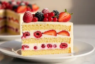 Recheio de Chocolate Branco com Frutas Vermelhas