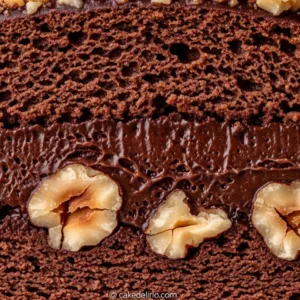 Bolo de Chocolate Negro com Avelãs