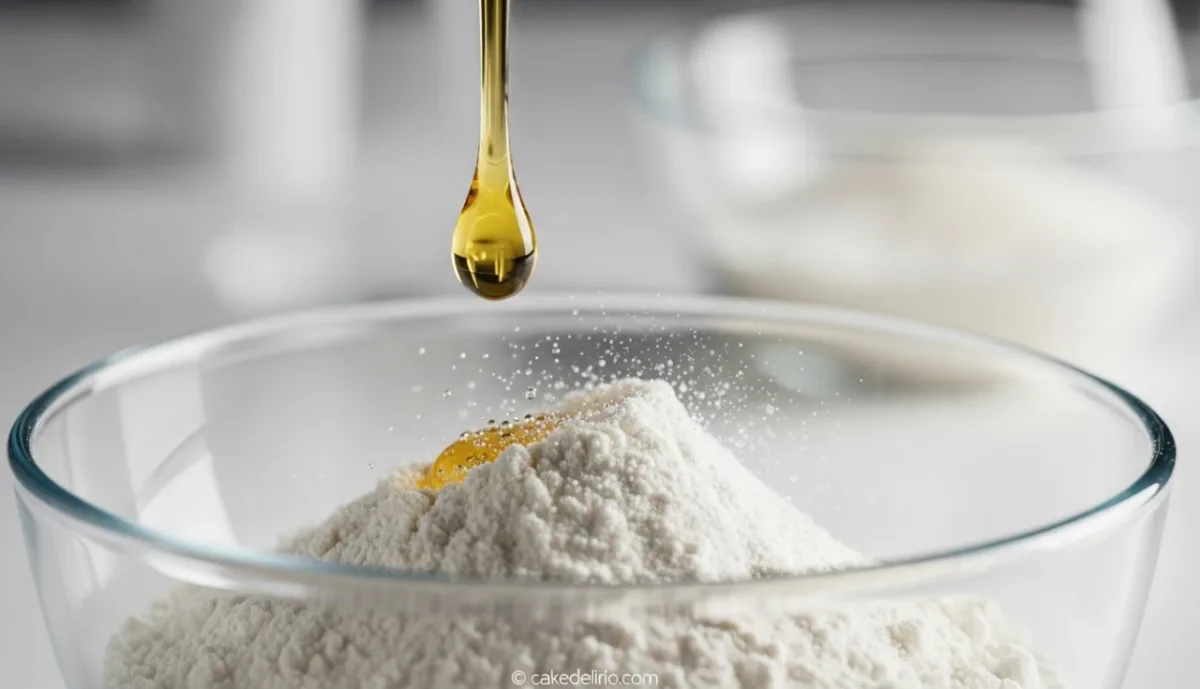 Ingredientes no Bolo