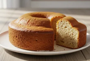 Bolo de Banana Fit com 3 Ingredientes