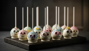 Aprenda a Fazer Cake Pops de Caveirinha Assustadoramente Deliciosos!