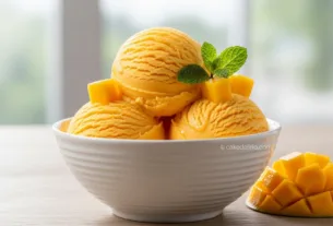 Sorvete de Manga Cremoso