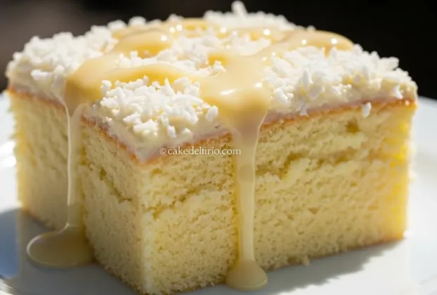 Bolo Gelado de Coco com Leite Condensado: Um Clássico Refrescante para Todos