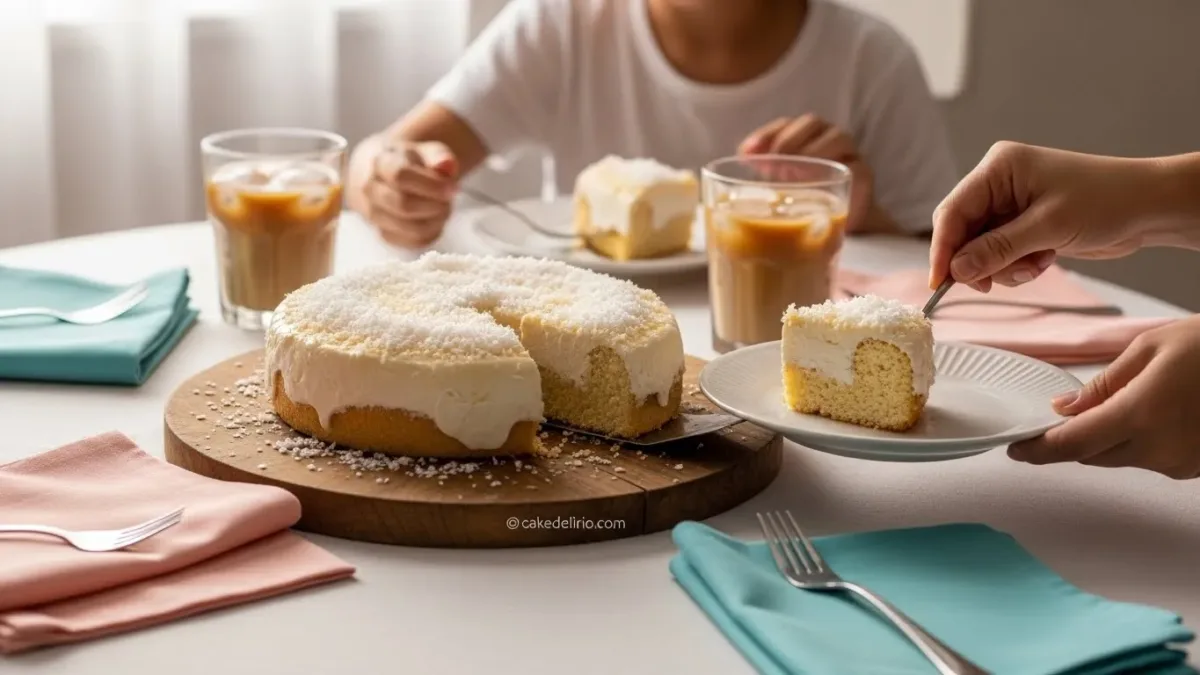 Bolo Gelado de Coco com Leite Condensado: Um Clássico Refrescante para Todos