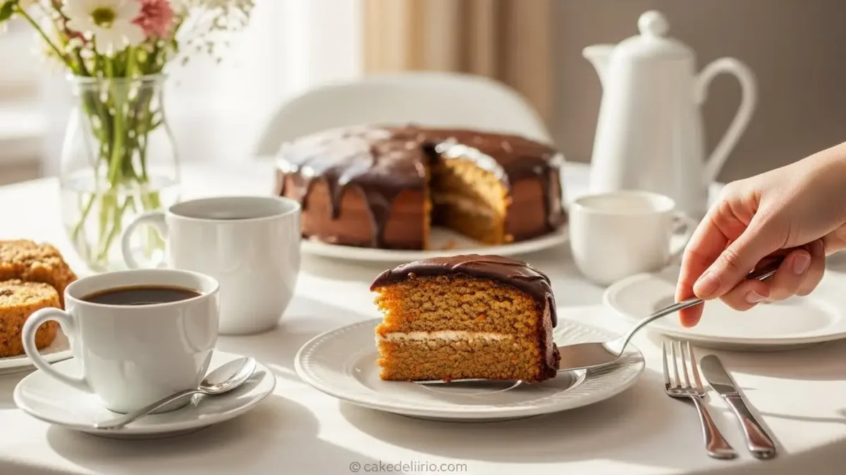 Bolo Integral de Cenoura com Cobertura de Chocolate Fit: Sabor e Saúde na Sua Mesa!