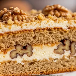 Pavê de Nozes com Creme de Baunilha