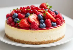 Cheesecake de Frutas Vermelhas: Sobremesa Fácil e Irresistível