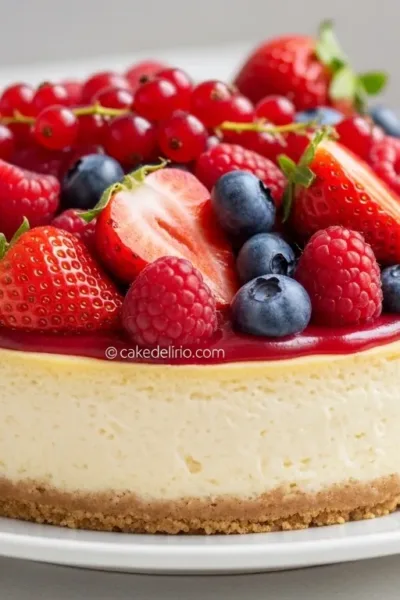 Cheesecake de Frutas Vermelhas: Sobremesa Fácil e Irresistível