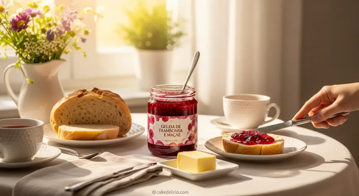 Geleia de Framboesa e Maçã: Sabor e Praticidade Para o Seu Dia