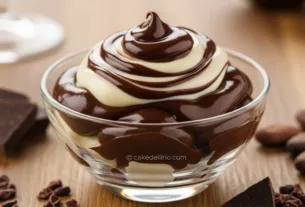 Recheio de Brigadeiro Gourmet com Dois Chocolates: Cremoso, Prático e Irresistível