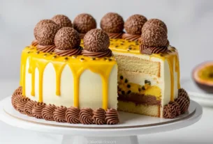 Bolo de Bombom de Maracujá: Delícia Cremosa para Surpreender