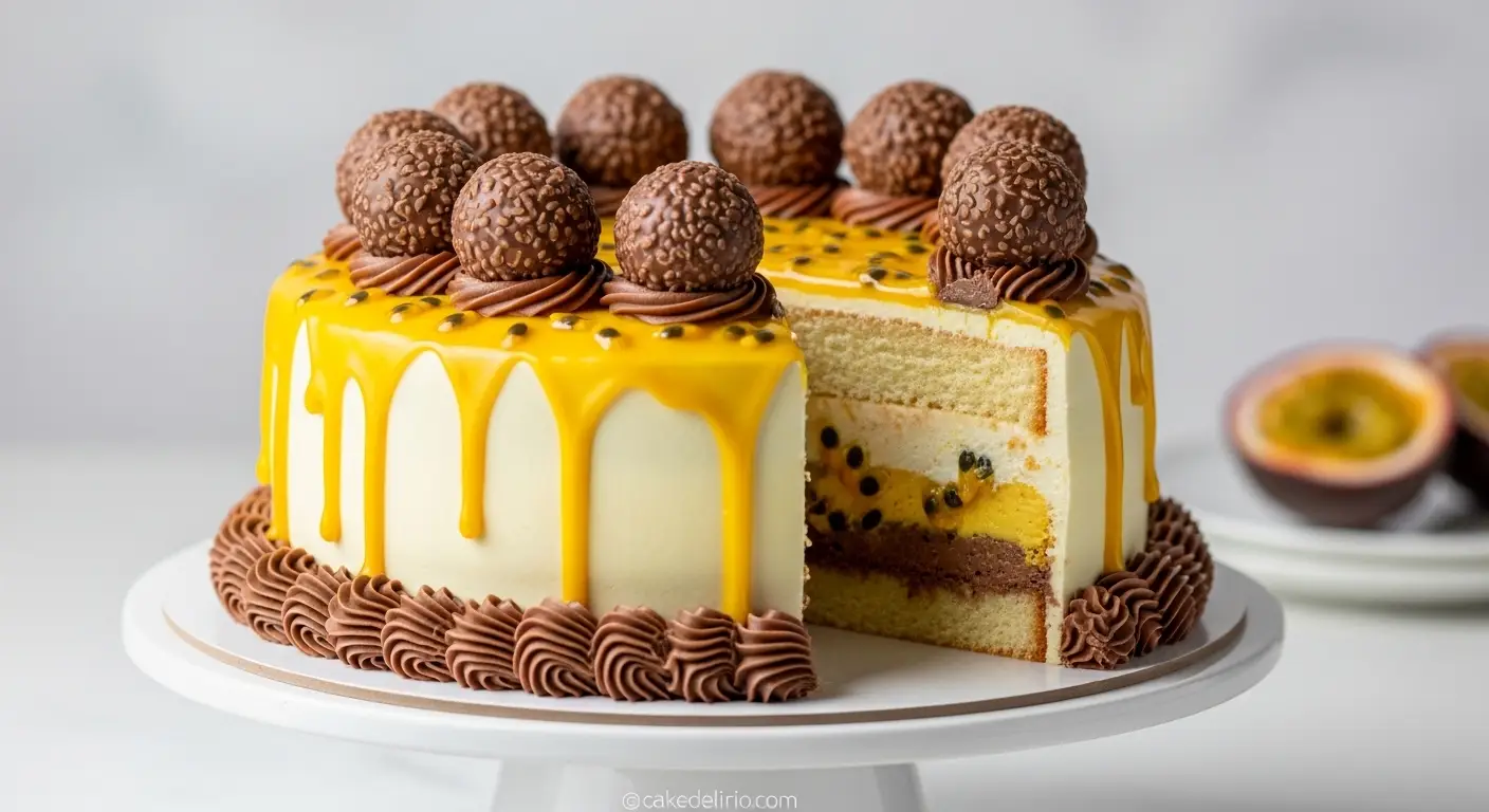 Bolo de Bombom de Maracujá: Delícia Cremosa para Surpreender