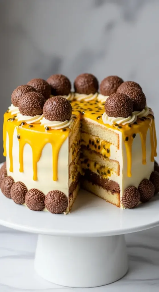 Bolo de Bombom de Maracujá: Delícia Cremosa para Surpreender