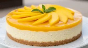 Cheesecake de Manga: Sobremesa Tropical e Cremosa para Surpreender