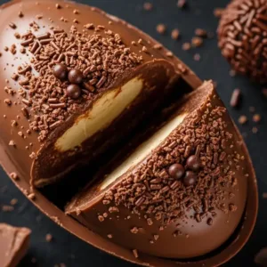 Ovo de Páscoa Recheado de Brigadeiro Gourmet