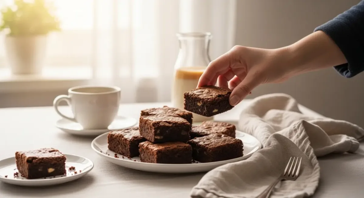 Brownie simples de 5 ingredientes