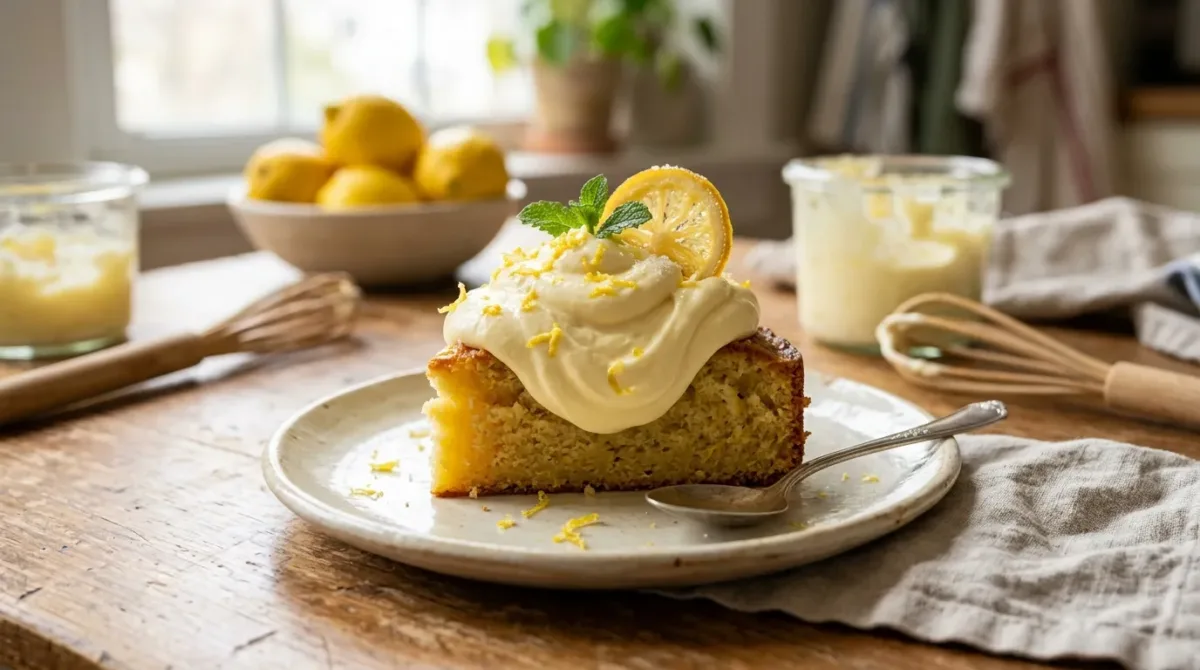 Cobertura de Creme de Limão Low Carb