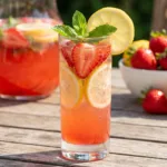 Mocktail de Morango com Limão e Hortelã Refrescante: Bebida Sem Álcool Fácil e Irresistível