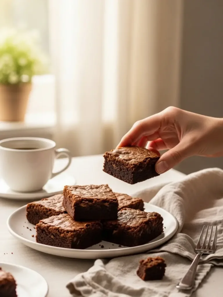 Brownie 5 ingredientes macio e super chocolatudo