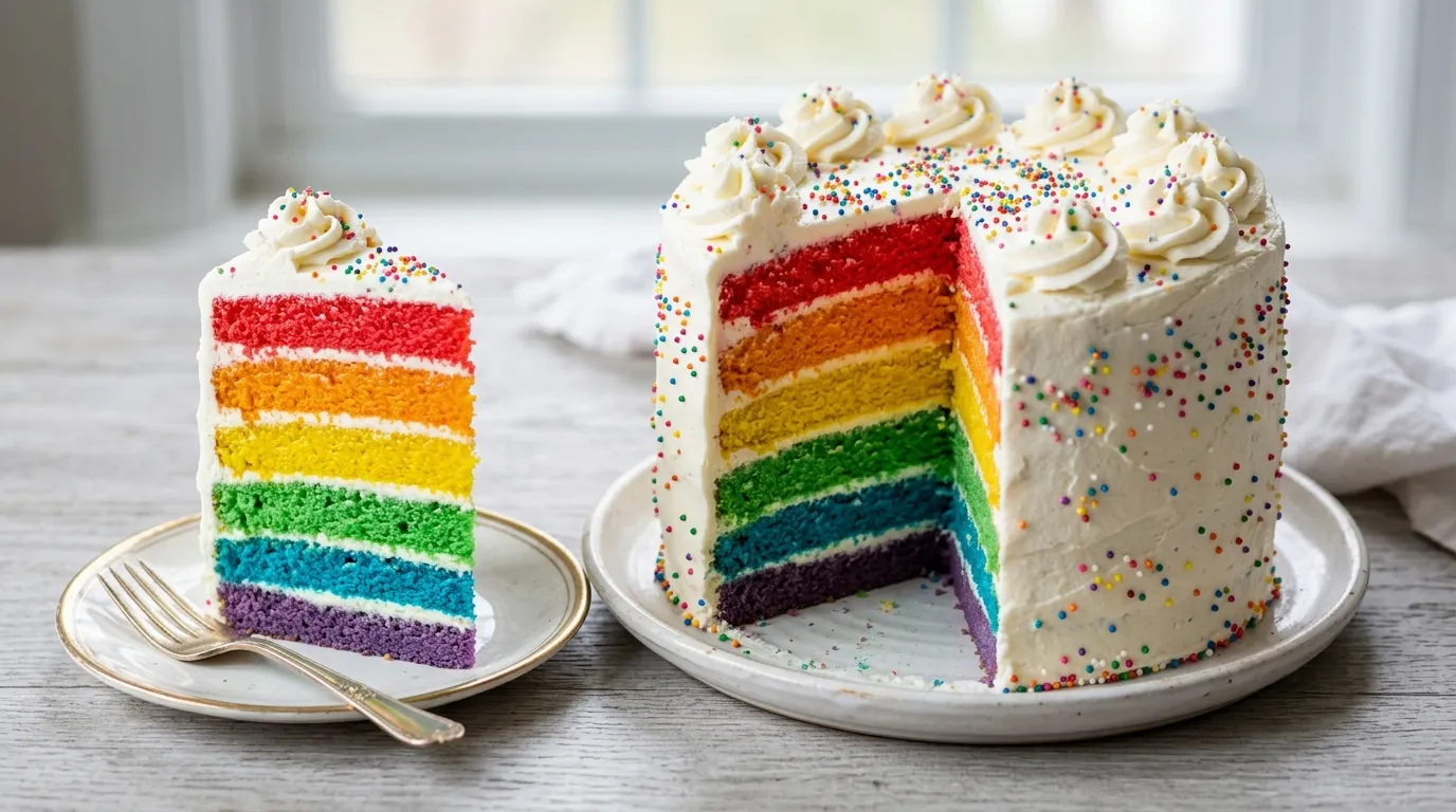 Bolo Arco-Íris Colorido: Receita Fofinha, Divertida e Perfeita para Festas