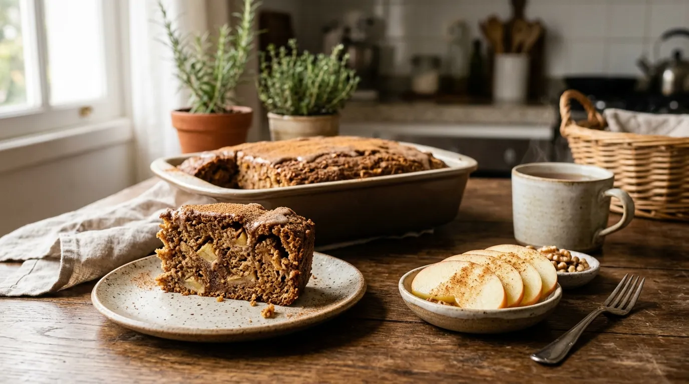 Bolo Integral de Maçã com Canela: Fofinho, Saudável e Fácil