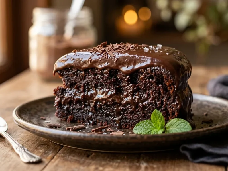 Bolo de Chocolate Super Molhadinho Fácil: Receita Simples e Irresistível