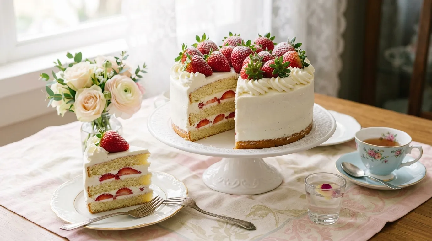 Bolo de Morango com Chantilly: Receita Fofinha, Cremosa e Fácil