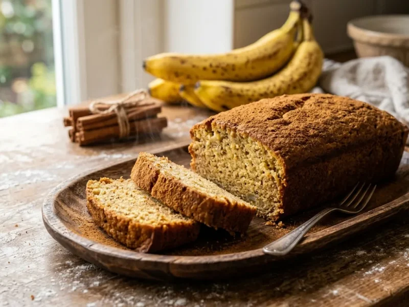 Bolo de Banana com Canela Fofinho e Fácil: Receita Caseira