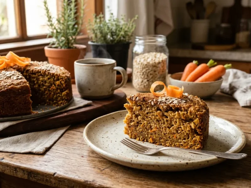 Bolo Integral de Cenoura com Aveia: Receita Fofinha, Saudável e Fácil