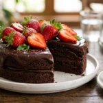 Bolo de Chocolate com Morango: Receita Fofinha, Recheada e Deliciosa