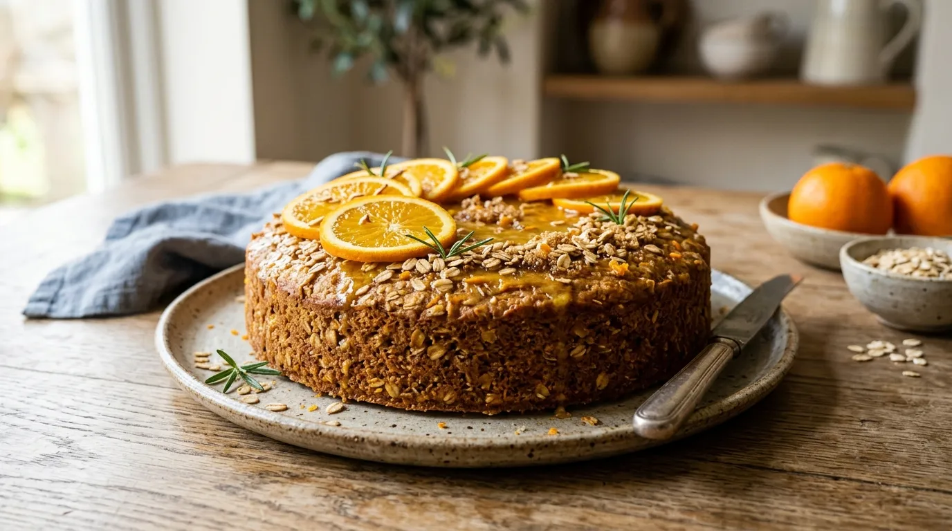Bolo Integral de Laranja com Aveia: Fofinho, Aromático e Fácil