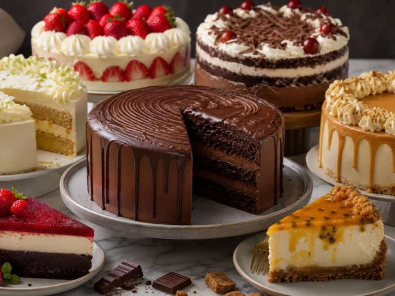 Bolos que Parecem Sobremesas: 20 Receitas Cremosas e Irresistíveis