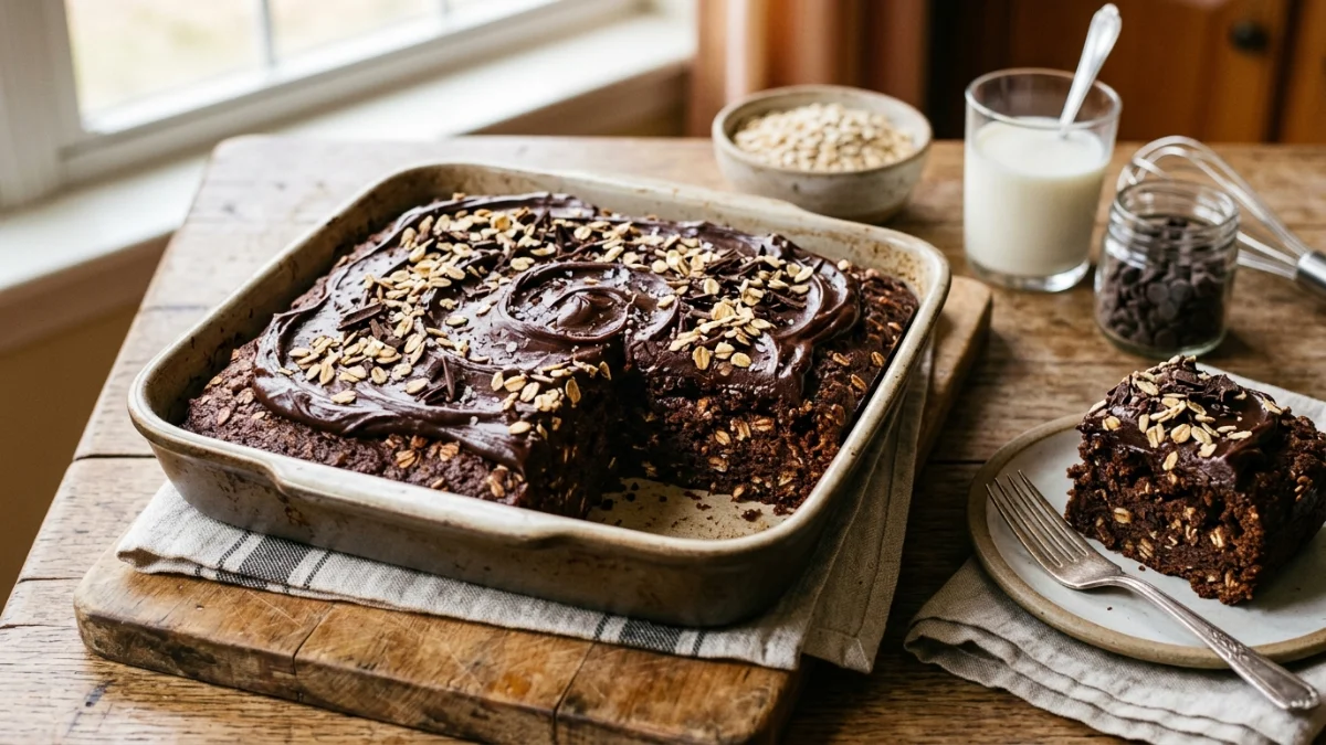 Bolo Integral de Chocolate com Aveia: Fofinho, Saudável e Fácil